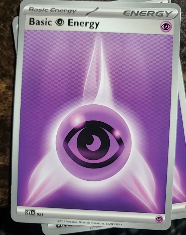 2025 Pokémon SVE #021 Basic Psychic Energy — front