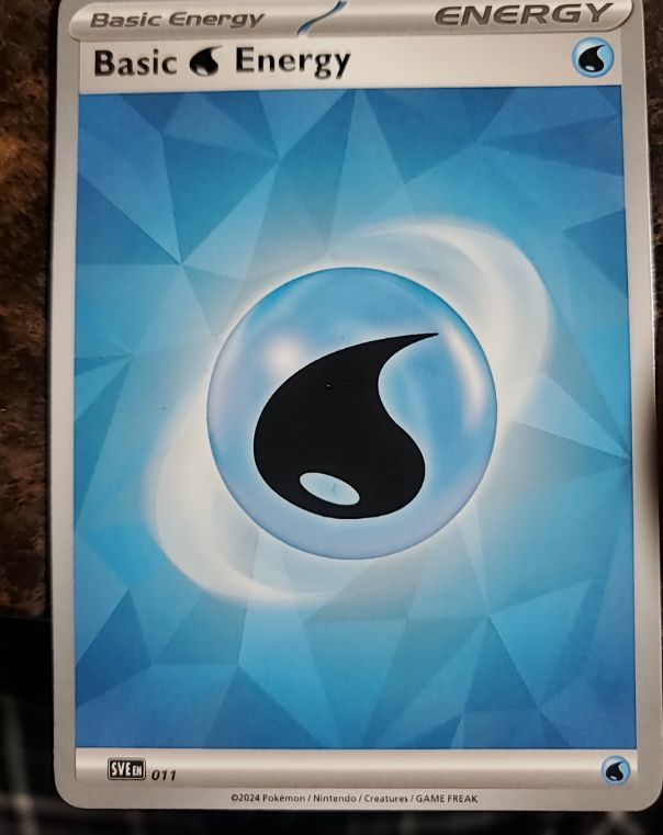 2024 Pokémon Scarlet & Violet #011 Basic Water Energy — front