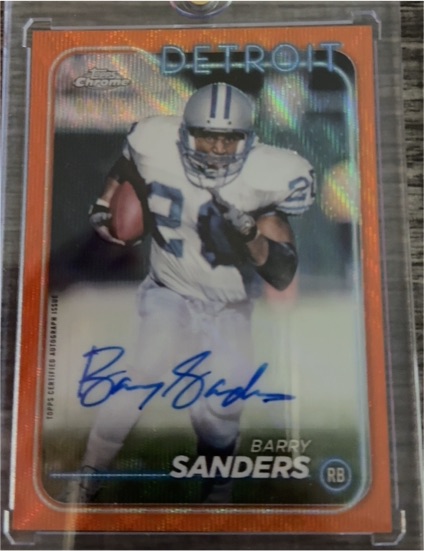 2024 Topps Chrome #BA-BSA Barry Sanders — front