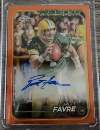 2024 Topps Chrome #71 Brett Favre — front