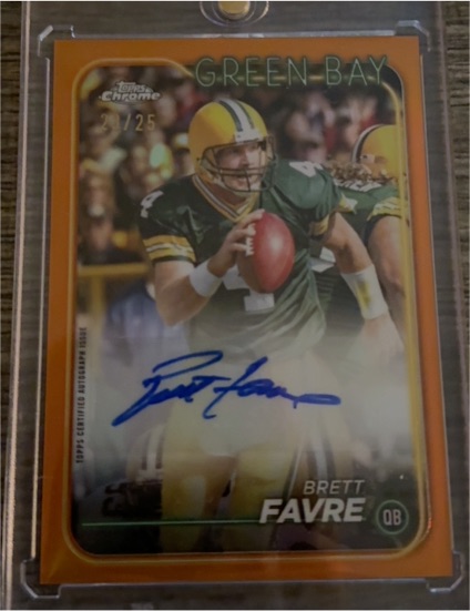 2024 Topps Chrome #BA-BFA Brett Favre — front