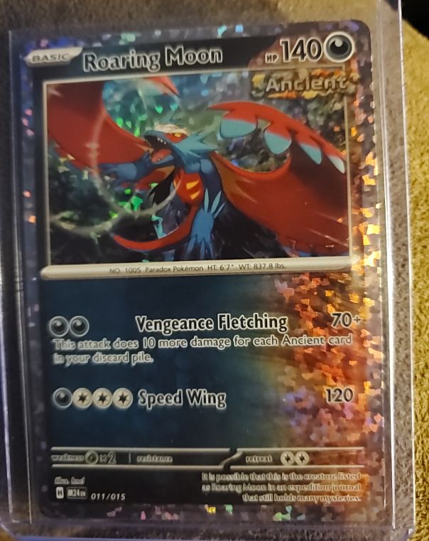 2025 McDonald's Pokémon Dragon Discovery #011 Roaring Moon — front