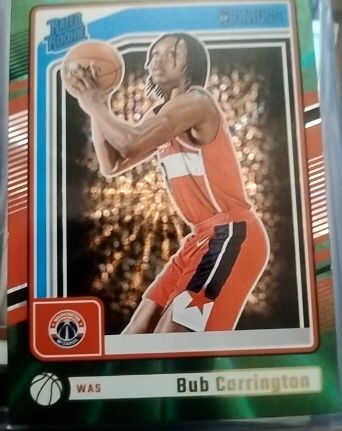 2024-25 Panini Donruss #220 Bub Carrington Rated Rookie — front