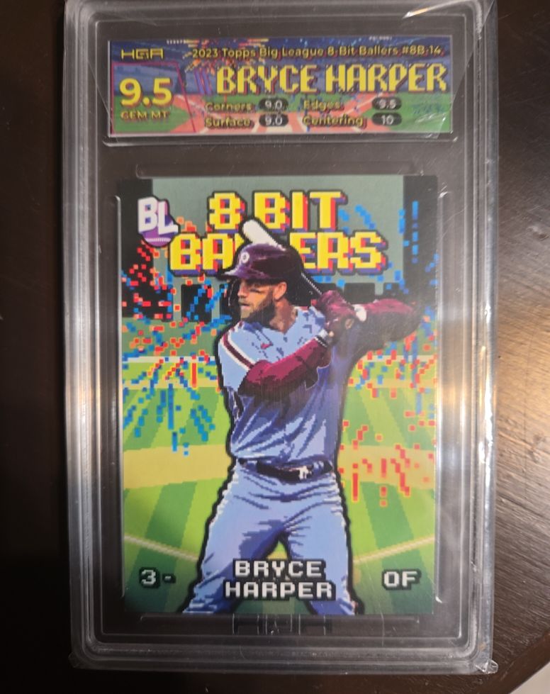 2023 Topps Big League 8 Bit Ballers #8B-14 Bryce Harper — front