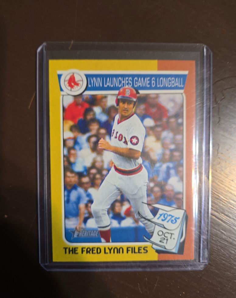 2024 Topps Heritage High Number The Fred Lynn Files #FLF-8 Fred Lynn — front