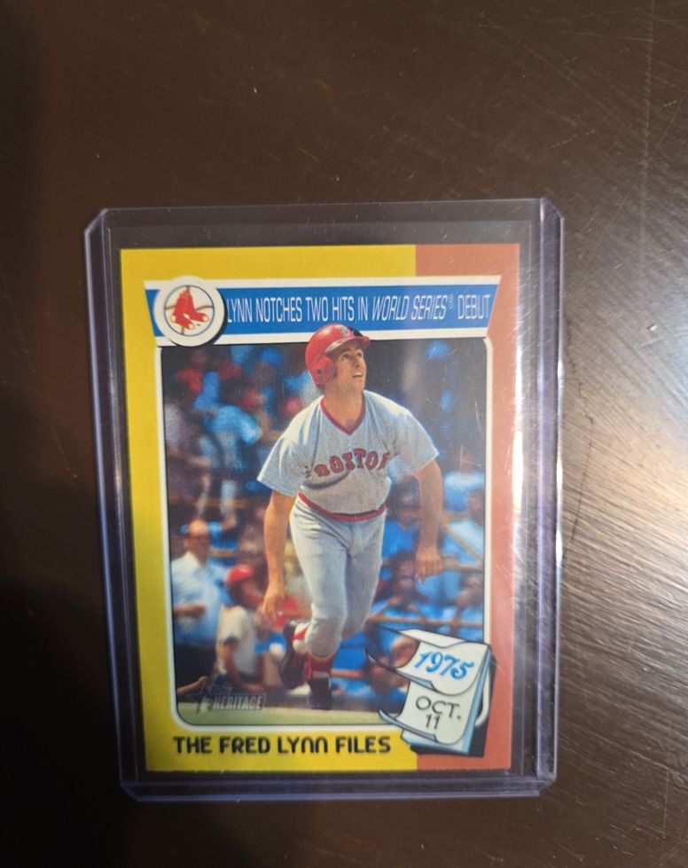 2024 Topps Heritage High Number #FLF-6 Fred Lynn The Fred Lynn Files — front