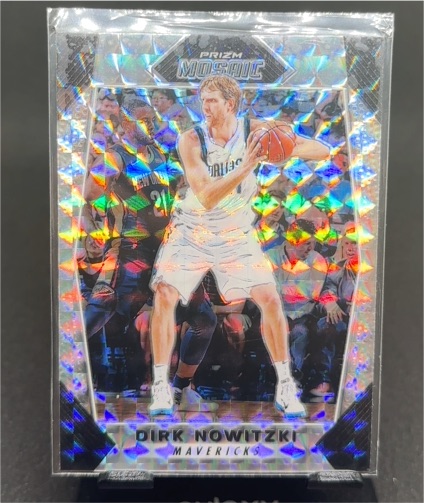 2017-18 Panini Prizm Mosaic #61 Dirk Nowitzki — front