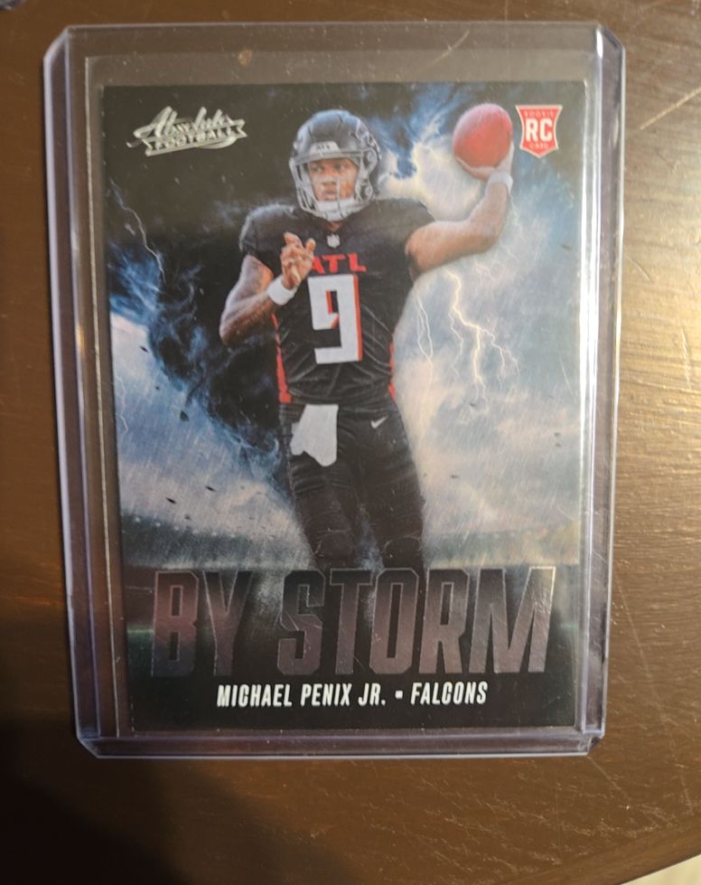 2024 Panini Absolute - By Storm #BS-MPJ Michael Penix Jr. — front