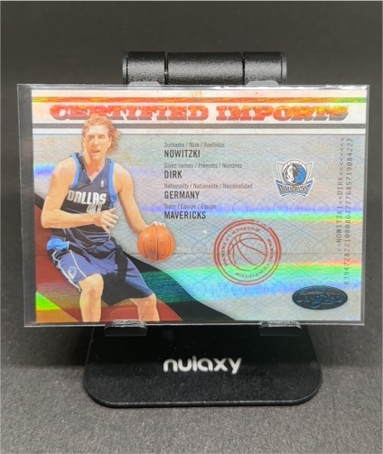 2009-10 Panini Certified Imports #4 Dirk Nowitzki — front