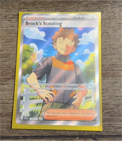 2023 Pokémon TCG SV09: Journey Together #179/159 Brock's Scouting — front