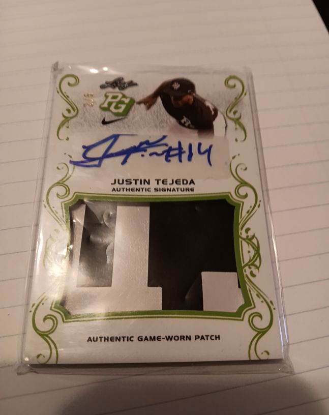 2018 Leaf Perfect Game #Justin Tejeda — front