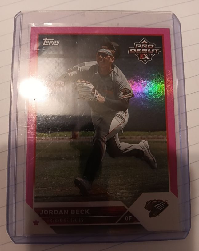 2023 Topps Pro Debut #PD-84 Jordan Beck — front