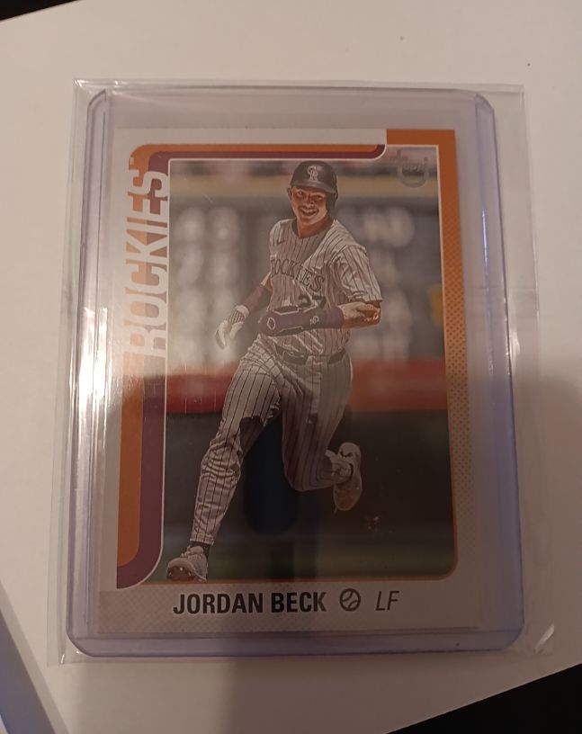 2025 Topps Series 1 #139 Jordan Beck — front