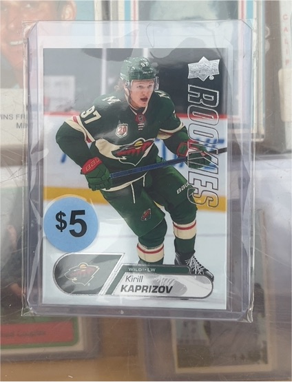 2020-21 Upper Deck #25 Kirill Kaprizov Rookie Card — front