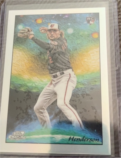 2023 Topps Chrome Cosmic Gunnar Henderson RC Stars in the Night #STN-20 — front