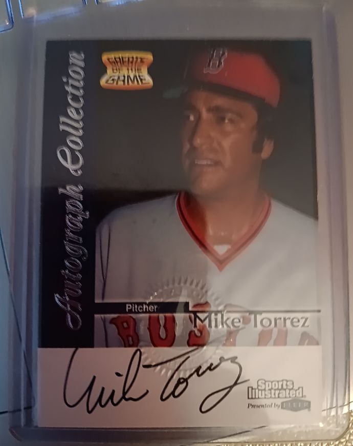 1999 Fleer Sports Illustrated Greats of the Game #Mike Torrez — front