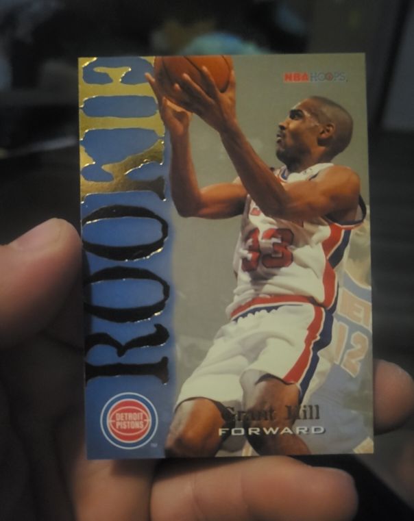 1994-95 NBA Hoops #322 Grant Hill Rookie Card — front