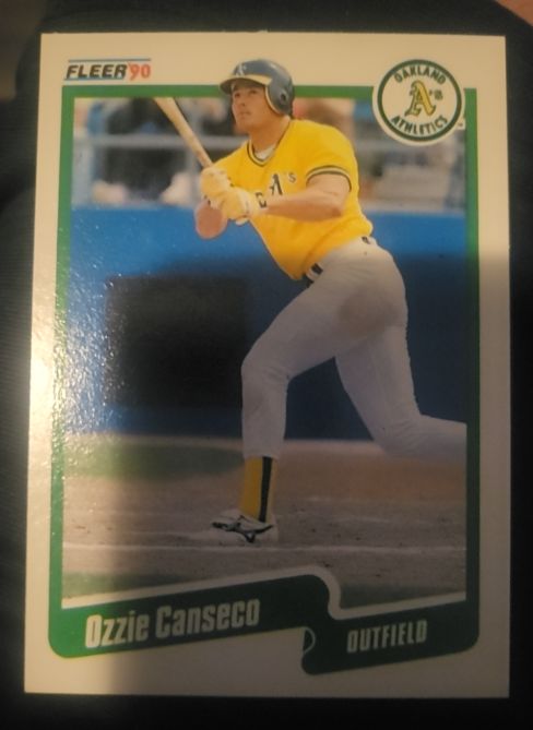1990 Fleer Update #U-117 Ozzie Canseco — front