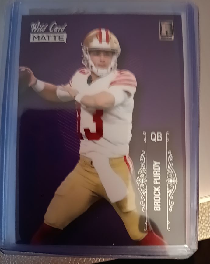 2022 Wild Card Matte #BC-BP Brock Purdy — front
