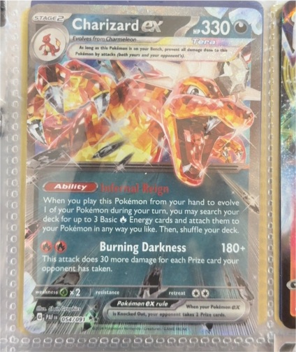 2024 Pokémon TCG Paldean Fates #054 Charizard ex — front