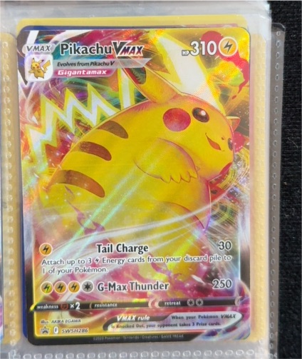 2021 Pokémon TCG SWSH Black Star Promo #SWSH286 Pikachu VMAX — front