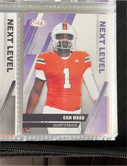 2025 Sage High Series #104 Cam Ward — front