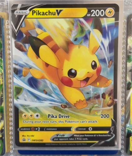 2020 Pokémon SWSH285 Pikachu V — front