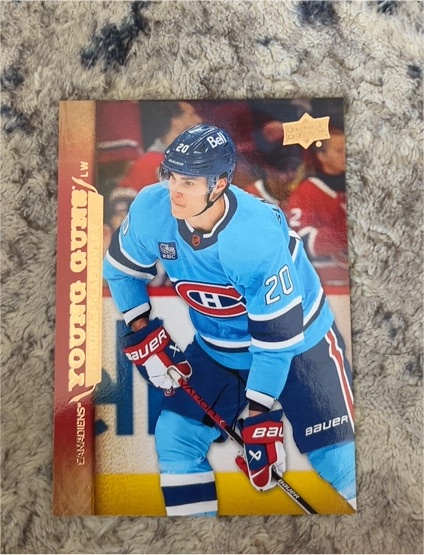 2022-23 Upper Deck Extended Series 2007-08 Upper Deck Retro Young Guns #T-90 Juraj Slafkovsky — front