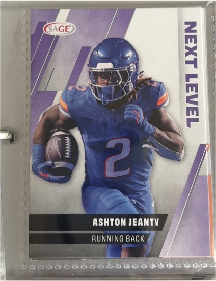 2025 Sage Next Level #111 Ashton Jeanty — front
