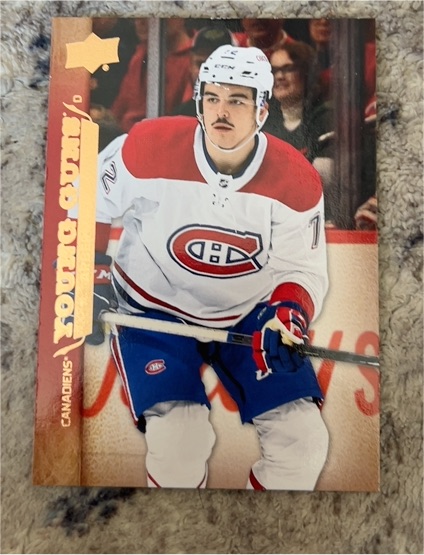 2022-23 Upper Deck Extended Series 2007-08 Retro Young Guns #T-92 Arber Xhekaj — front