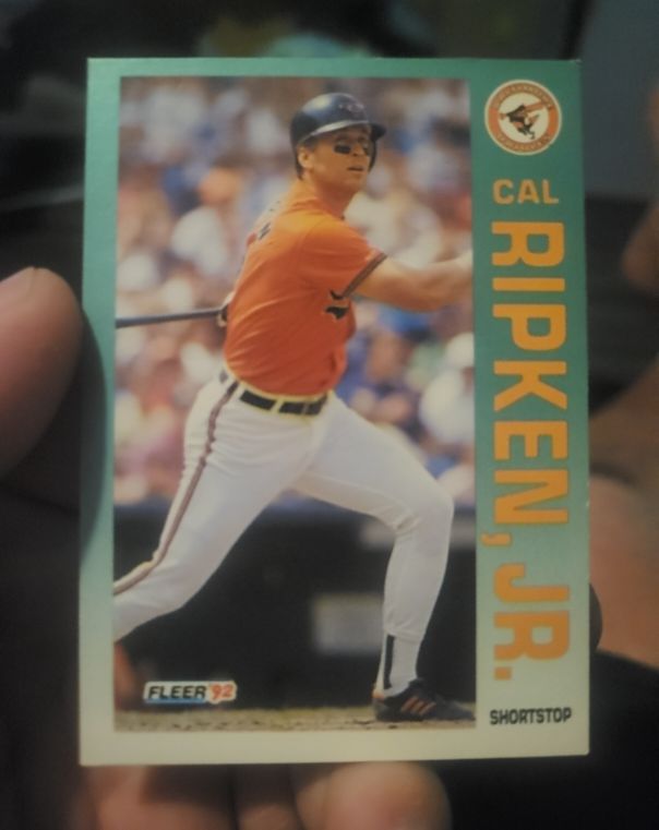 1992 Fleer #26 Cal Ripken, Jr. — front