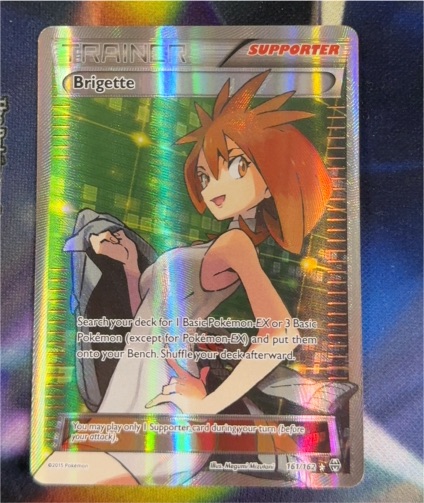 2015 Pokémon XY BREAKthrough #161 Brigette — front