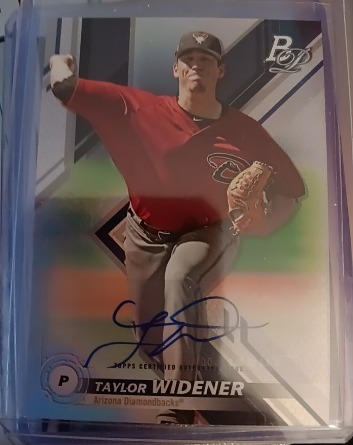 2019 Bowman Platinum #TOP-36 Taylor Widener — front