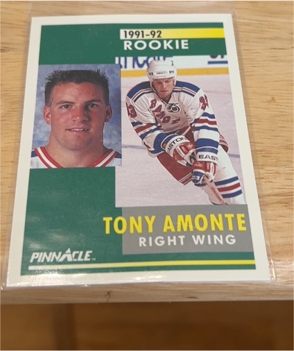 1991-92 Pinnacle #301 Tony Amonte Rookie — front
