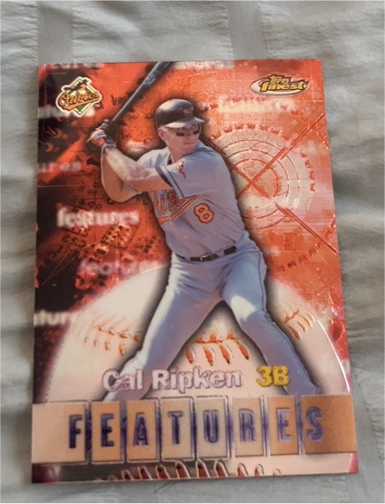 2000 Topps Finest #128 Cal Ripken Jr. Features — front