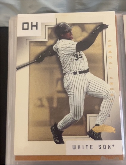 2001 Fleer Showcase #99 Frank Thomas Chicago White Sox — front