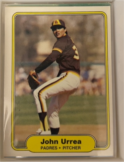 1982 Fleer #583 John Urrea — front