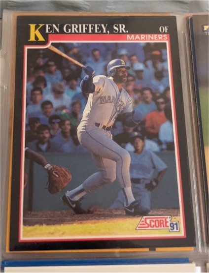 1991 Score #835 Ken Griffey Sr. — front