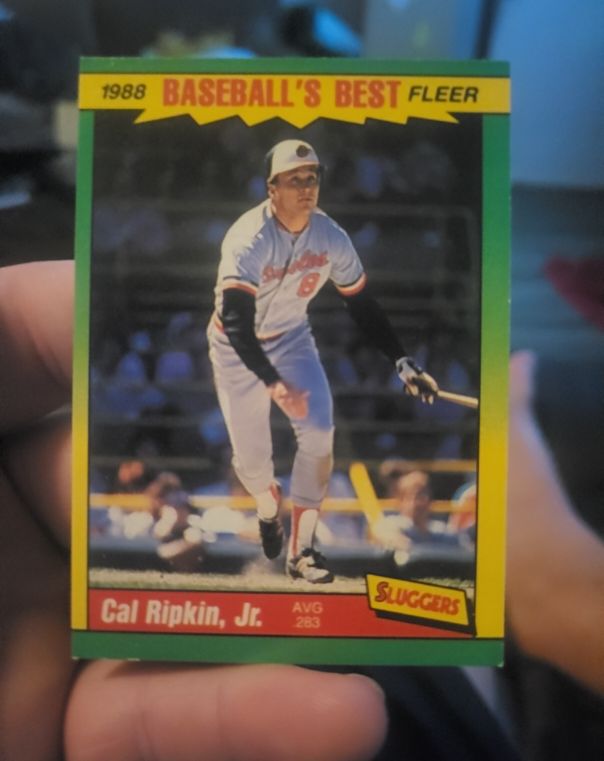 1988 Fleer #34 Cal Ripken, Jr. — front