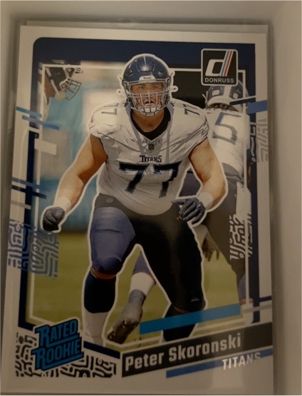 2023 Panini Donruss #395 Peter Skoronski — front