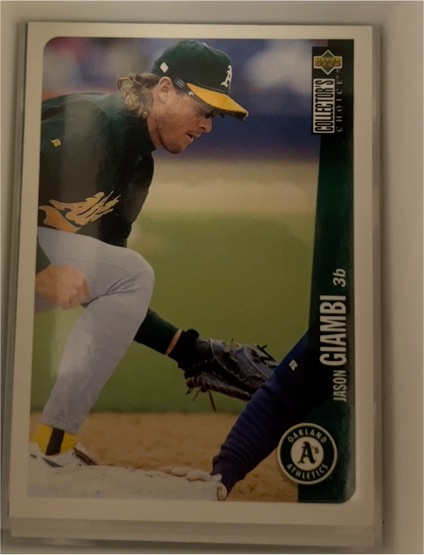 1996 Upper Deck Collector's Choice #243 Jason Giambi — front