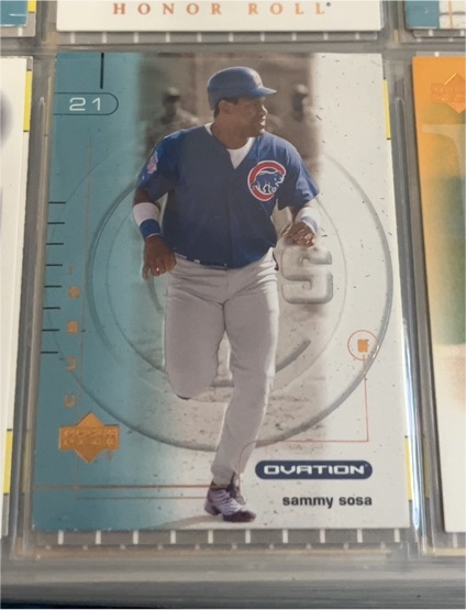 2002 Upper Deck Ovation #38 Sammy Sosa — front