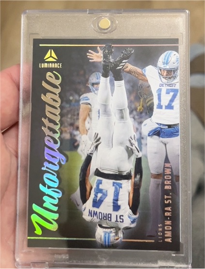2025 Panini Luminance #7 Amon-Ra St. Brown — front