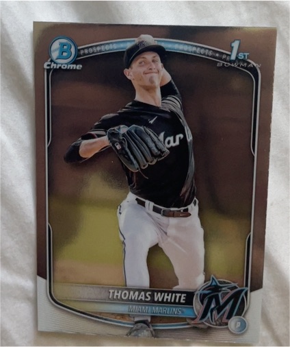 2025 Bowman Chrome #BCP-69 Thomas White — front