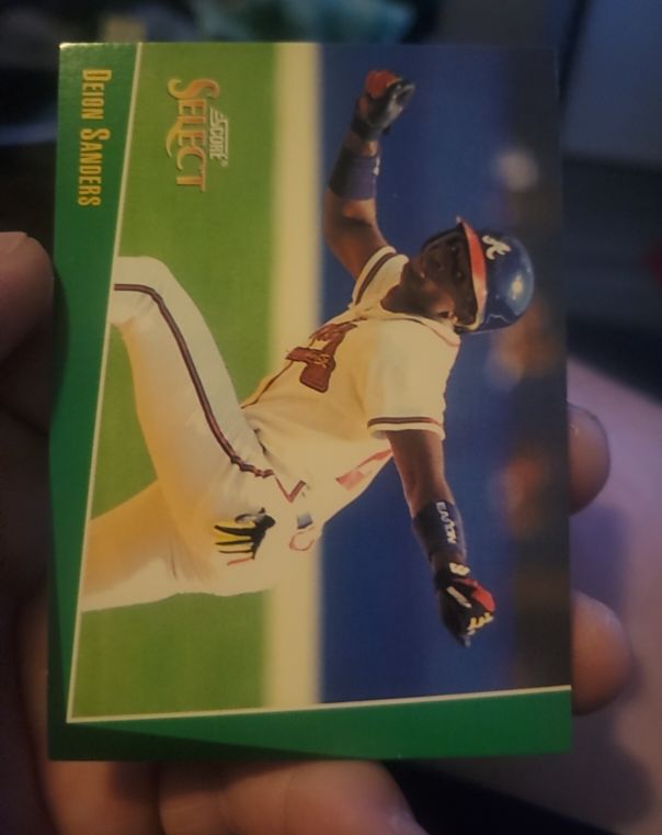 1993 Select #84 Deion Sanders — front