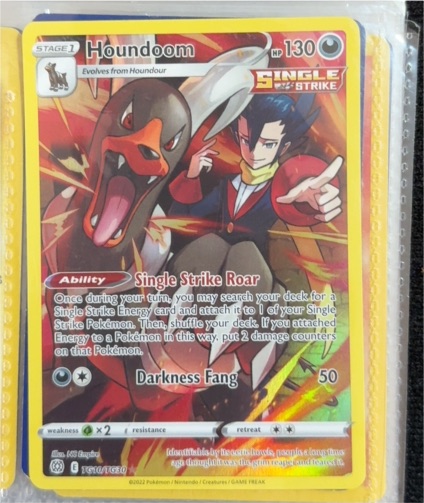 2022 Pokémon Brilliant Stars #TG10 Houndoom — front