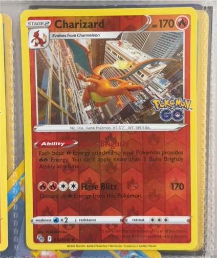 2022 Pokémon TCG Pokemon GO #010 Charizard — front