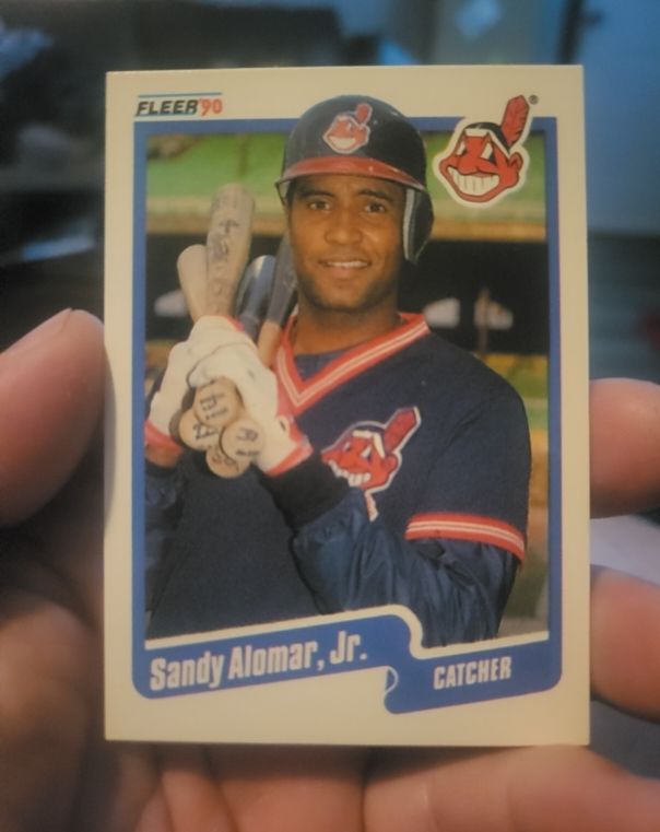 1990 Fleer Update #U-89 Sandy Alomar Jr. — front