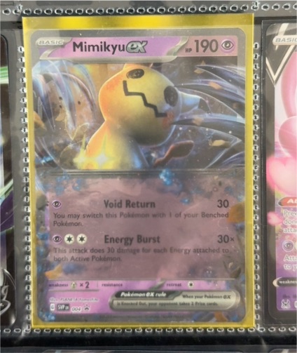 2023 Pokémon SV Black Star Promo #004 Mimikyu ex — front
