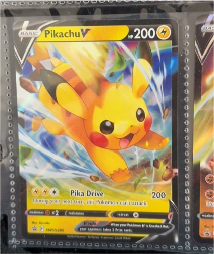 Pokémon TCG Pikachu V SWSH285 Sword & Shield Promo — front